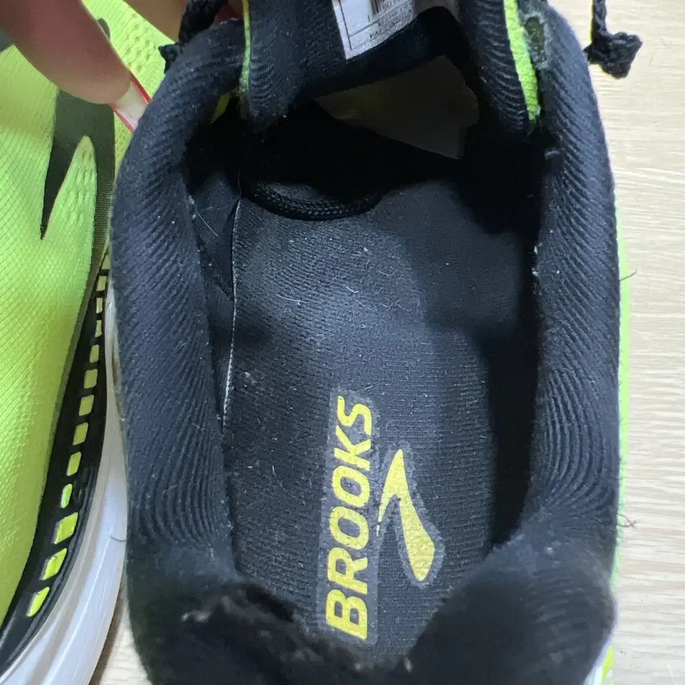 Brooks‎ Launch 8 Running Shoes Lightweight Cushion Athletic Neon Yellow Size 10